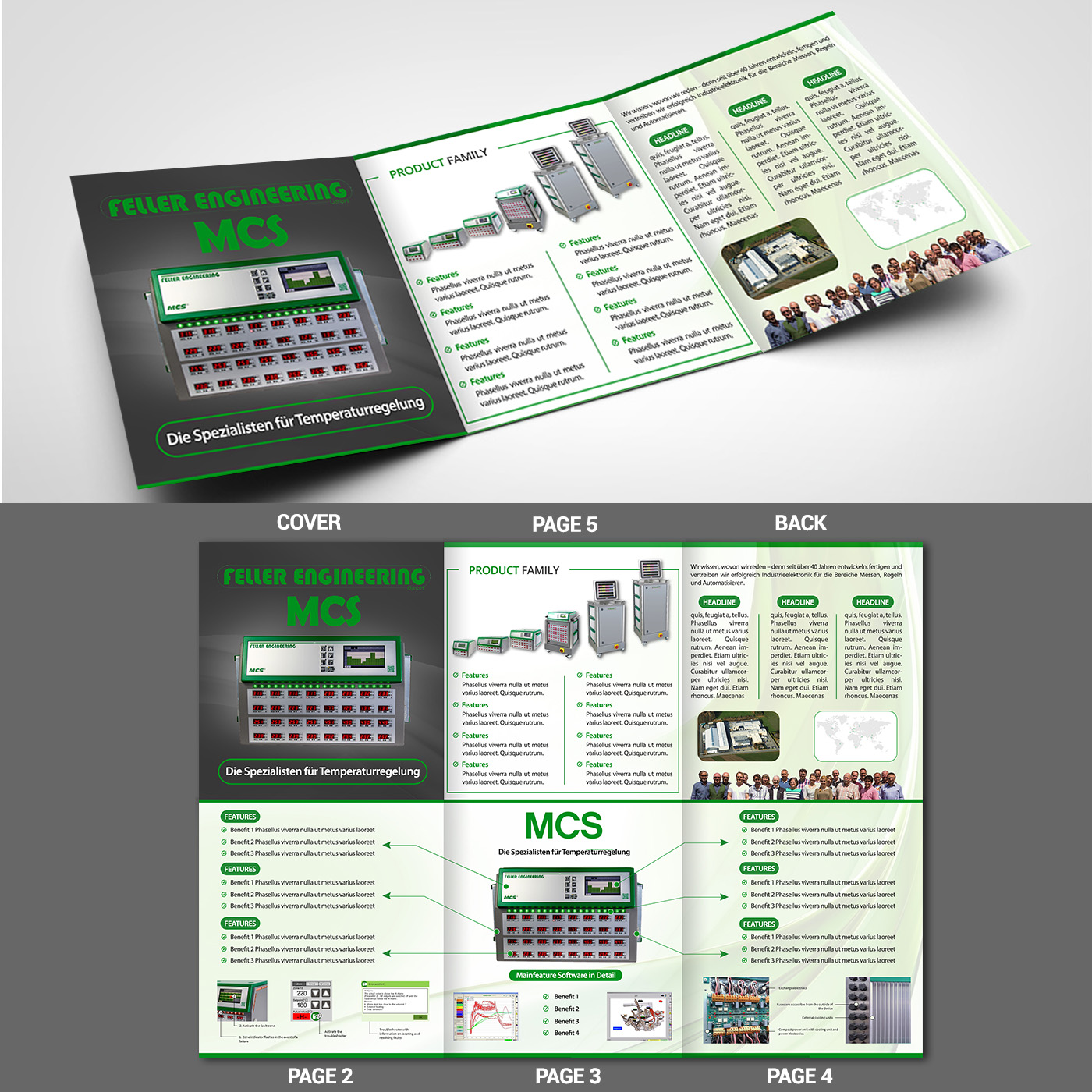 Diseño de Flyer por creative.bugs para Feller Engineering GmbH | Diseño #16316071