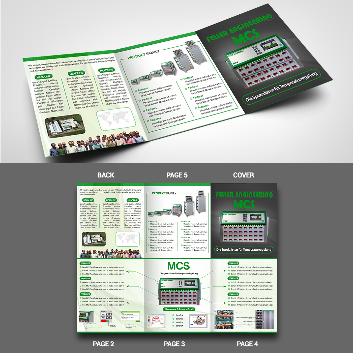 Diseño de Flyer por creative.bugs para Feller Engineering GmbH | Diseño #16325828