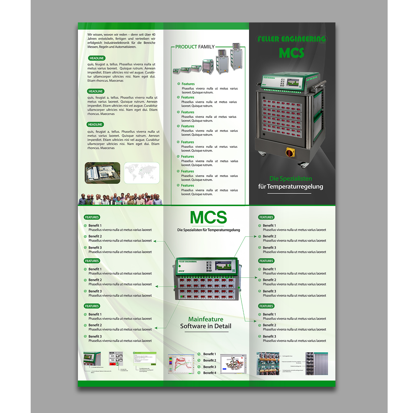 Diseño de Flyer por creative.bugs para Feller Engineering GmbH | Diseño #16375021