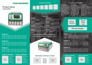 Diseño de Flyer por Ant_House para Feller Engineering GmbH | Diseño: #16314352