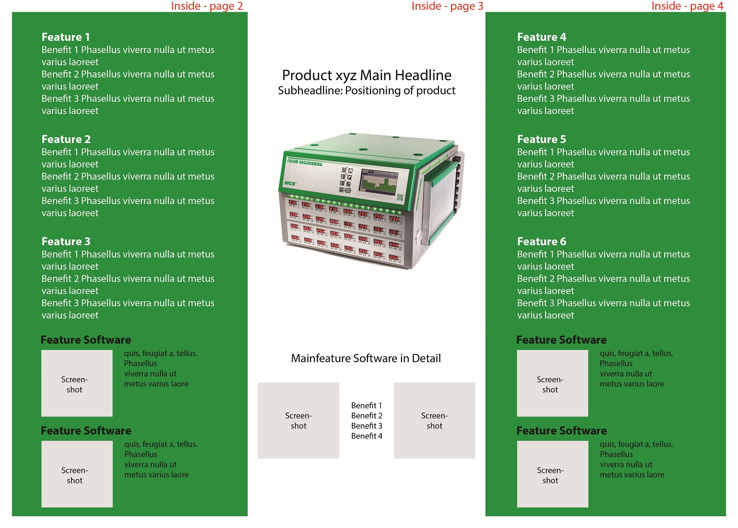 Diseño de Flyer por Ant_House para Feller Engineering GmbH | Diseño #16363365