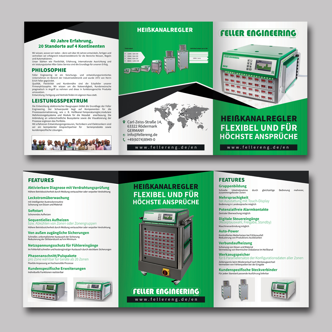 Diseño de Flyer por Schöpfer para Feller Engineering GmbH | Diseño #16331121