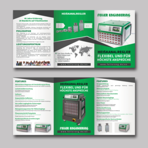 Hersteller von Mess-Steuer-Regeltechnik benötigt für ein neues Produkt ein Trifolder Design (6 Seite | Flyer Design by Schöpfer