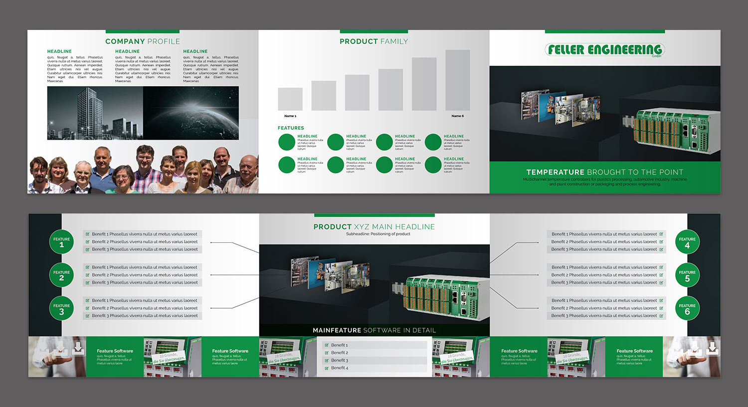 Diseño de Flyer por Titan Solbiz para Feller Engineering GmbH | Diseño #16366438