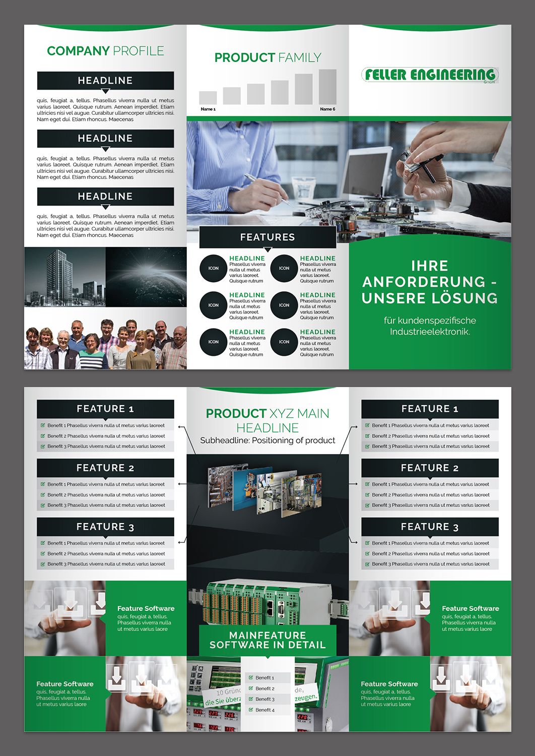 Flyer Design by Titan Solbiz for Feller Engineering GmbH | Design #16381295