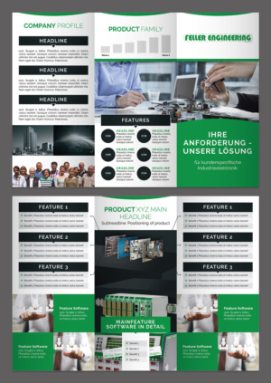Hersteller von Mess-Steuer-Regeltechnik benötigt für ein neues Produkt ein Trifolder Design (6 Seite | Flyer Design by Titan Solbiz