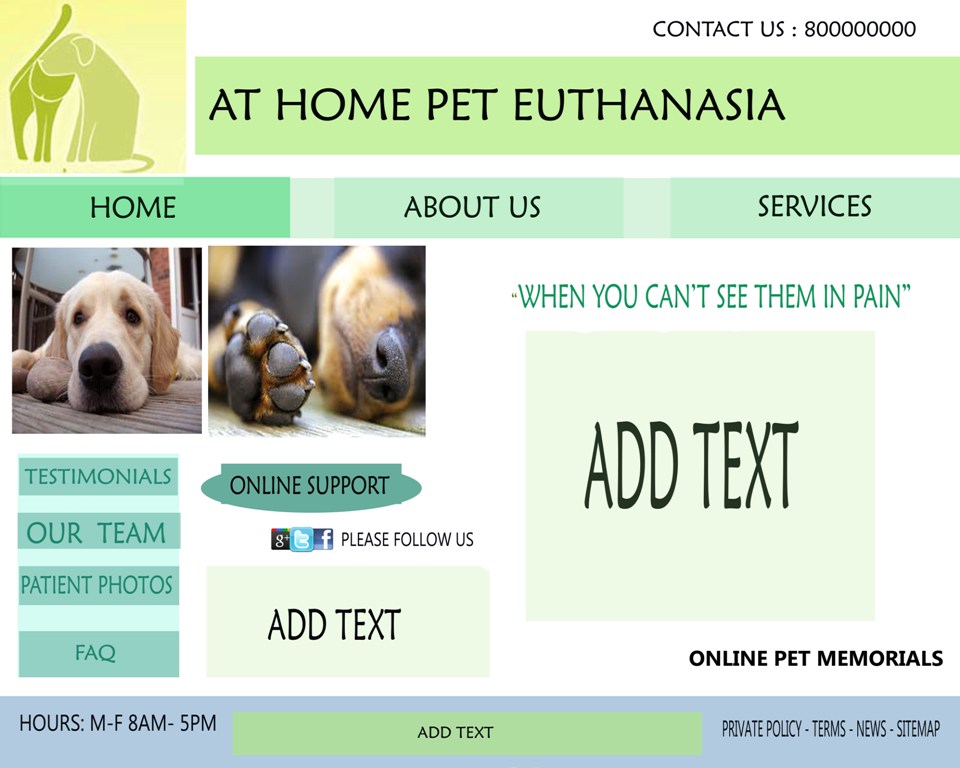 Web Design by Sanika.Bhuleskar for At Home Veterinary Services | Design #2662266