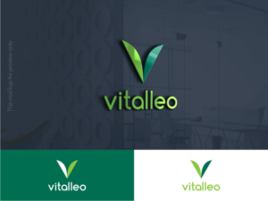 Vitalleo.   | Logo Design by Atvento Graphics