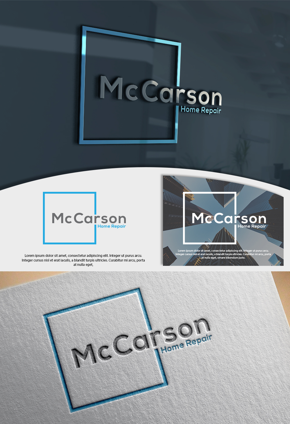 Logo Design by Renewable for McCarson Home Repair  | Design #16264455