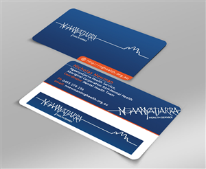 Mental Health Nurse Ngaanyatjarra Lands business card design | Diseño de Tarjeta de Presentación por Harshan