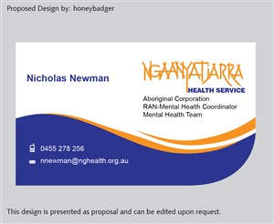 Business Card Design by rustee for this project | Design: #2660709