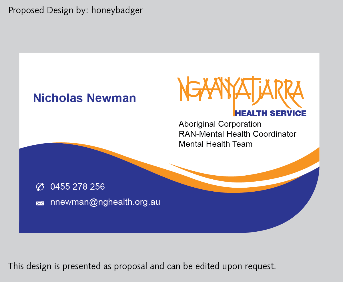 Business Card Design by rustee for this project | Design #2660768