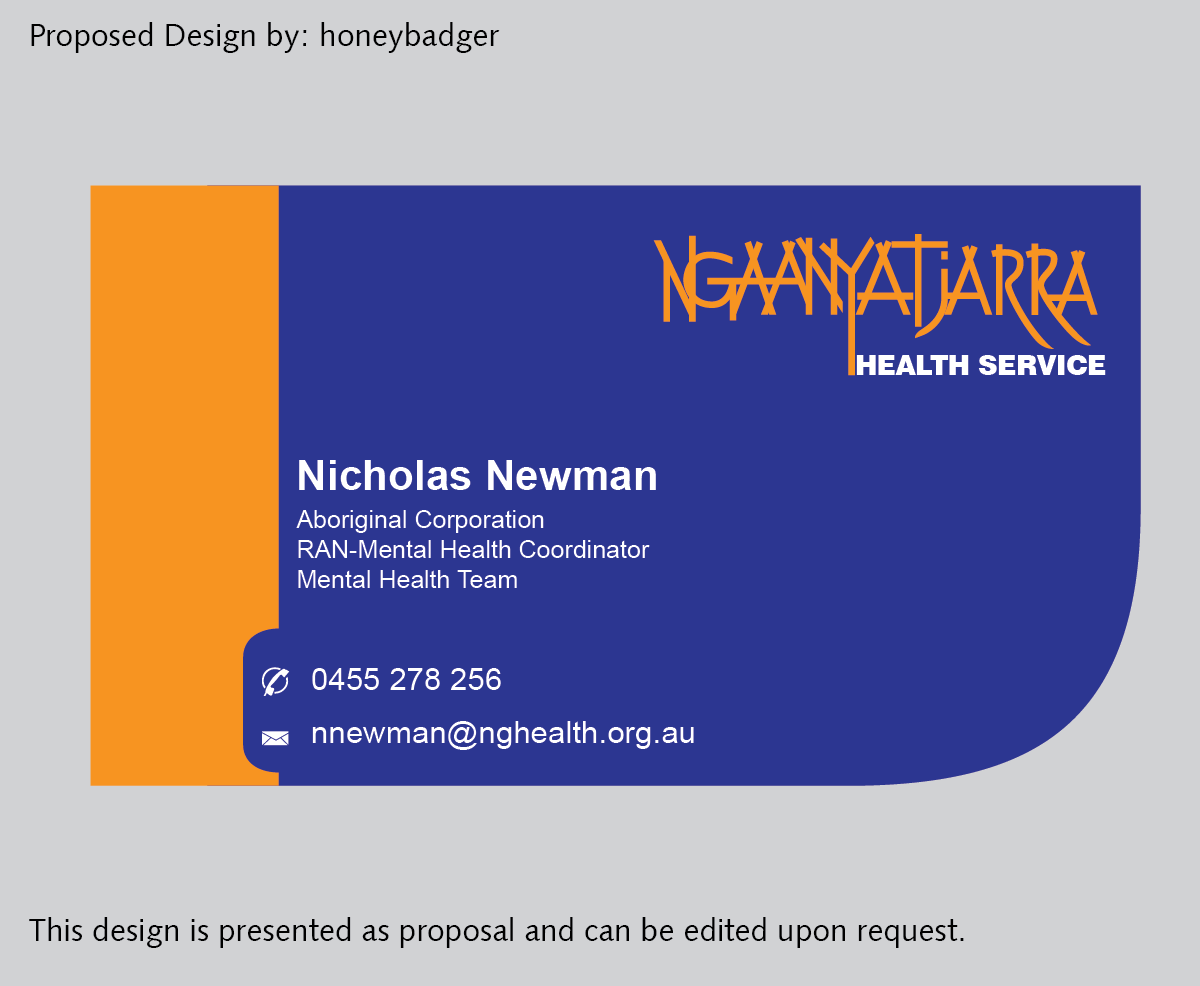 Business Card Design by rustee for this project | Design #2660777