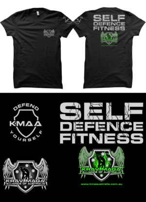 Krav Maga federation martial arts training tshirt design | T-shirt Design by cithuwill