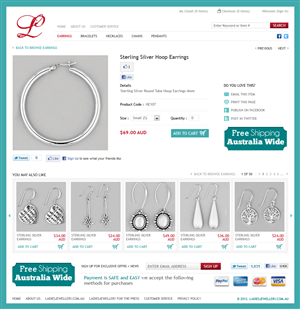 ladiesjewellery.com.au needs a new web design! | Web Design by Mayank Patel