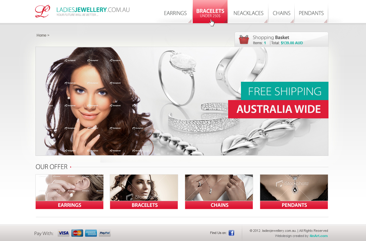 Web Design by 4inArt Studio for this project | Design #624358