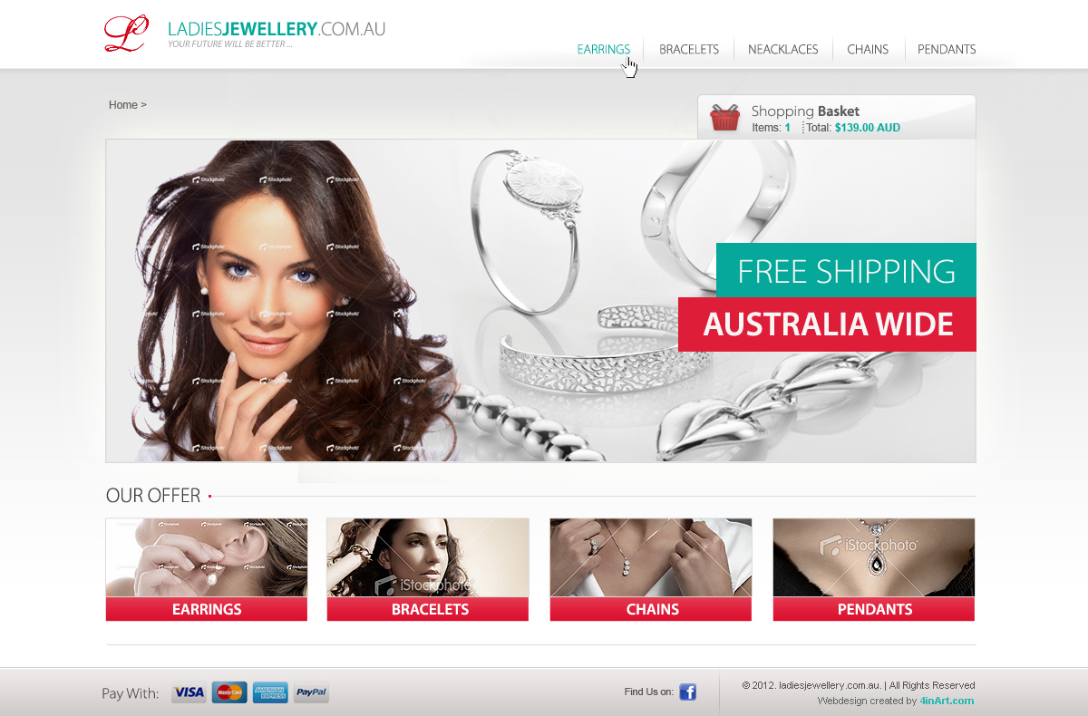 Web Design by 4inArt Studio for this project | Design #647220