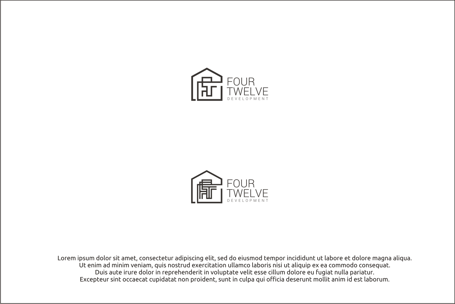 Logo Design by nusdofficial for Four Twelve Development | Design #16513633