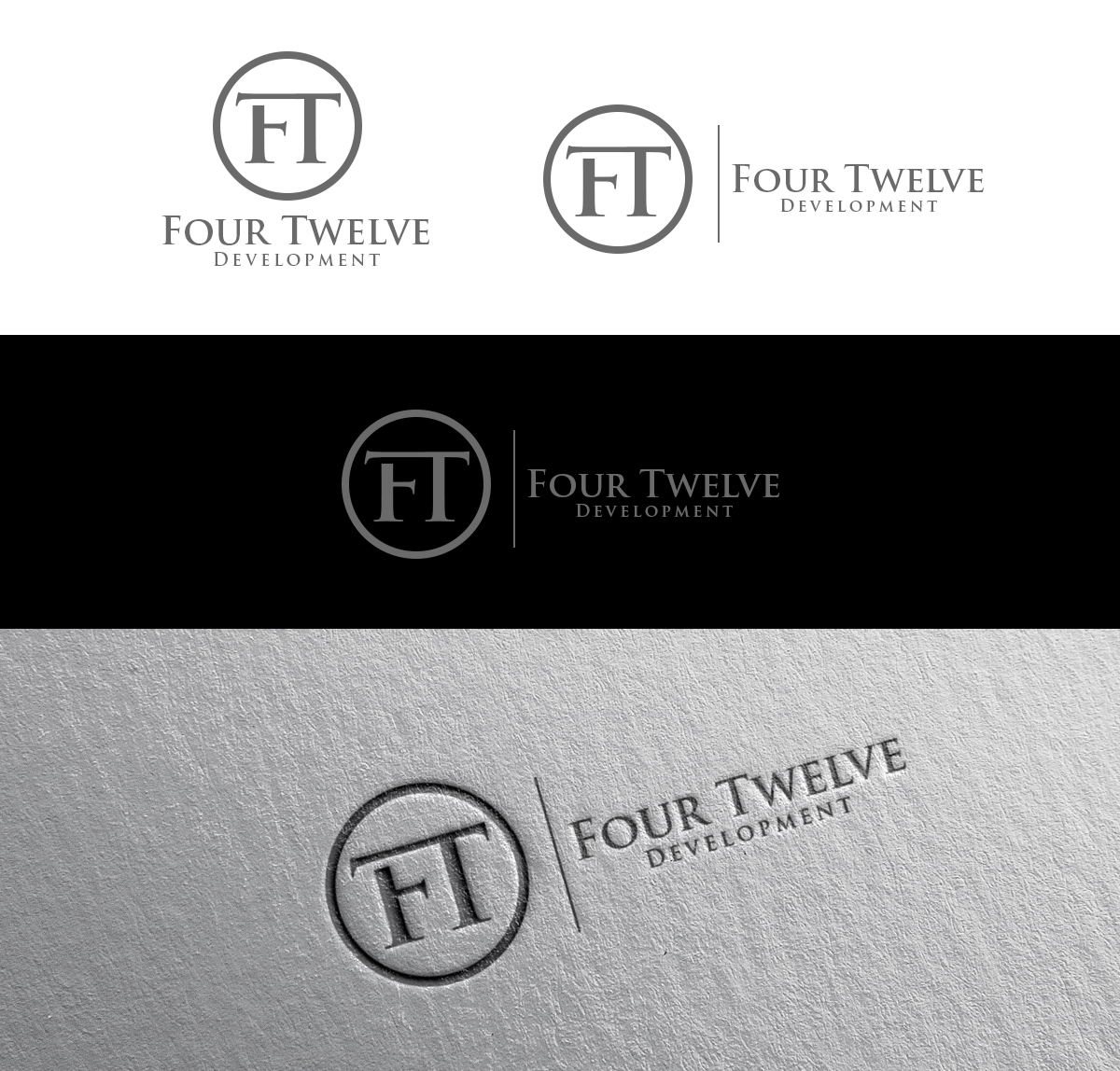 Logo Design by pixelgrapix for Four Twelve Development | Design #16634227