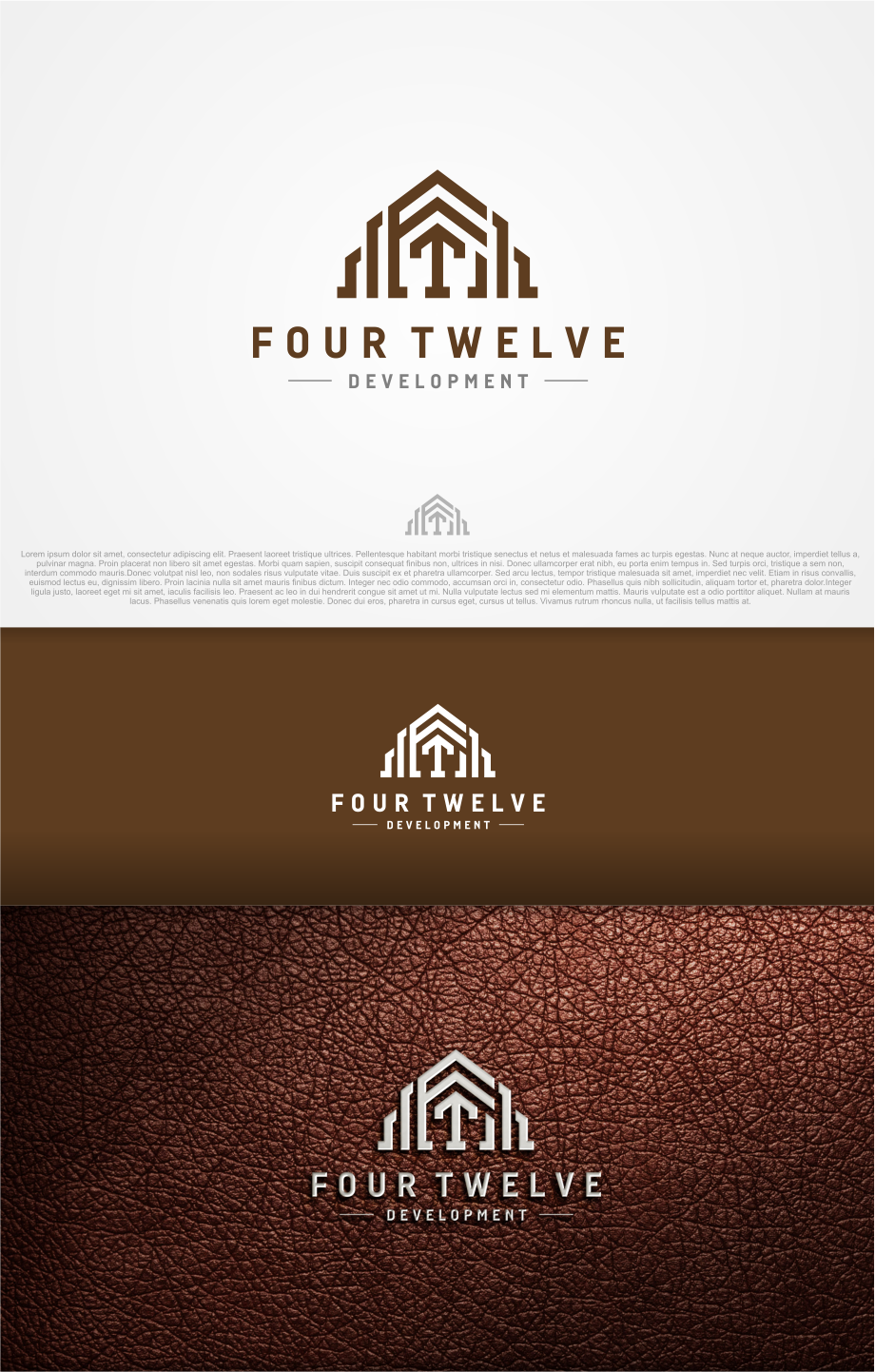 Logo Design by artswolf for Four Twelve Development | Design #16620863