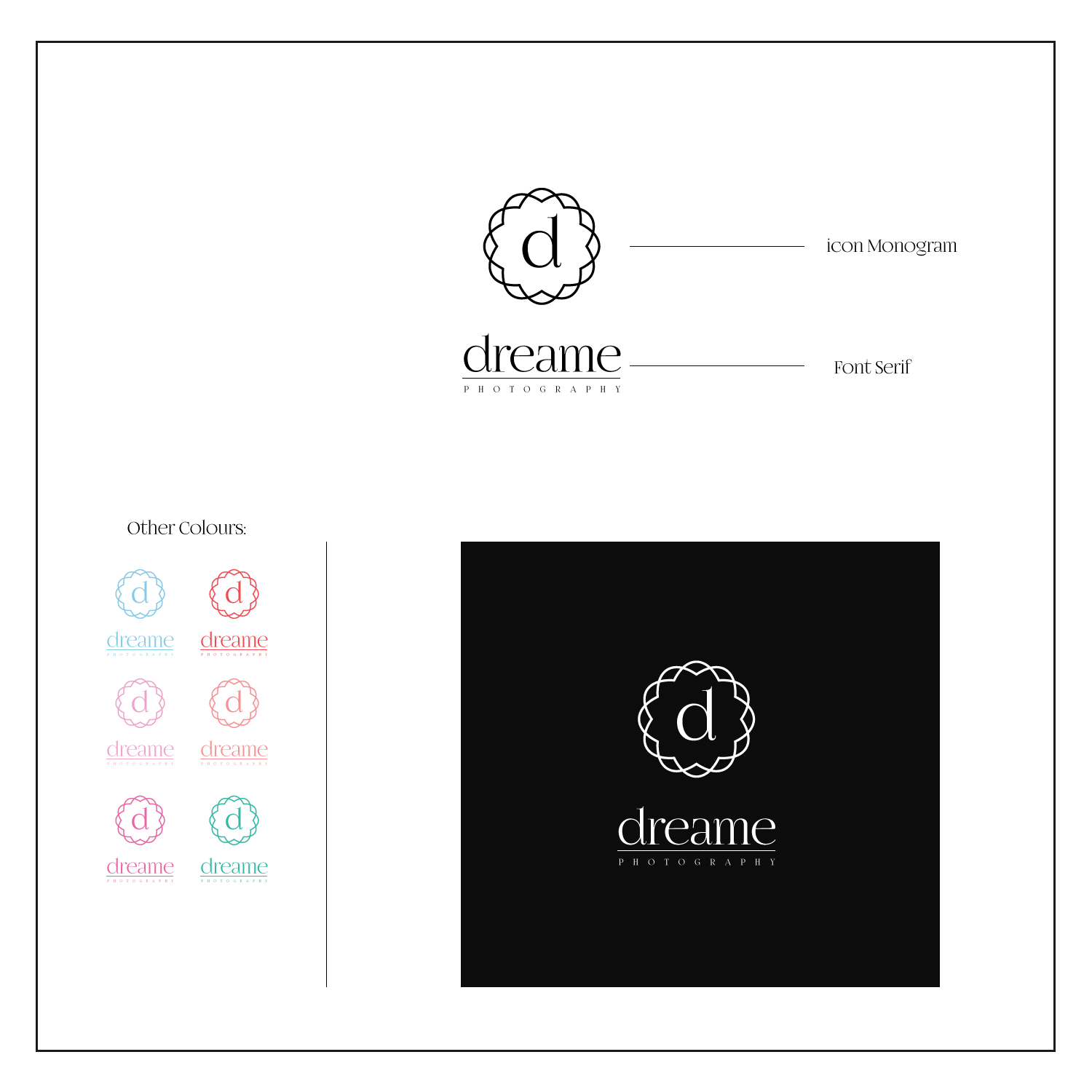 Logo Design by André Lopes for Dreame Photography | Design #16256814