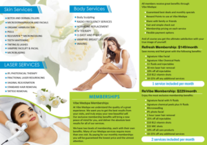 Flyer Design by Parul for Vibe Med Spas | Design: #16255798