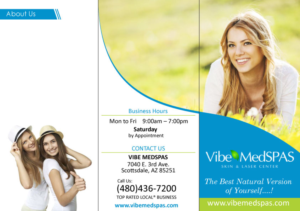 Flyer Design by Parul for Vibe Med Spas | Design: #16255823