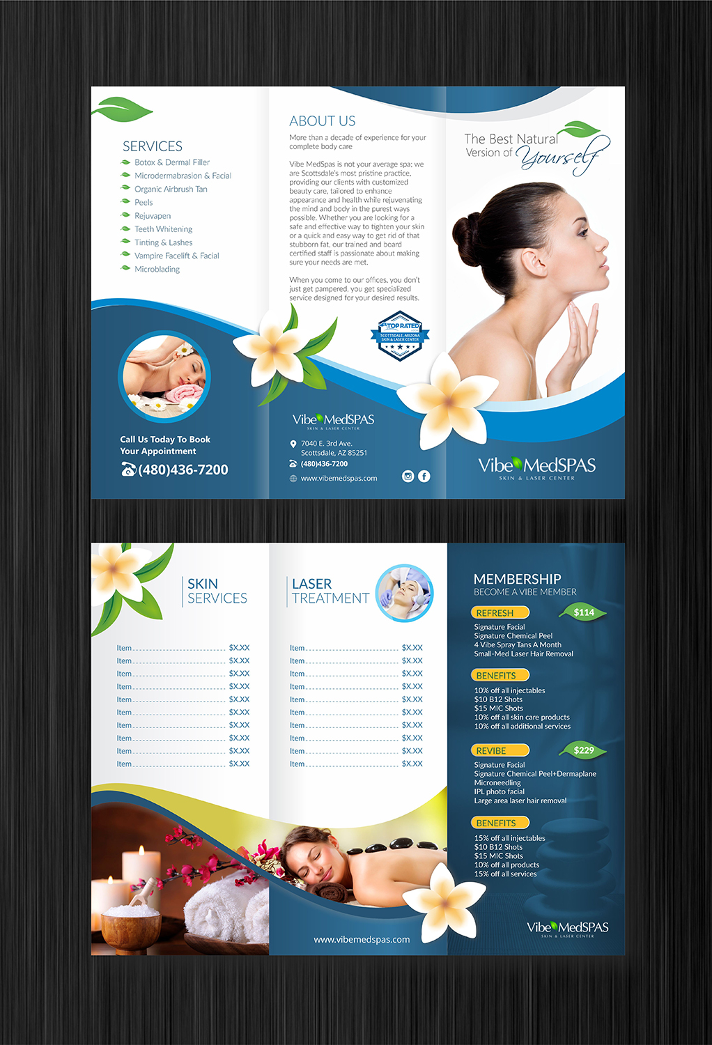 Flyer-Design von DesignMarket für Vibe Med Spas | Design #16269140