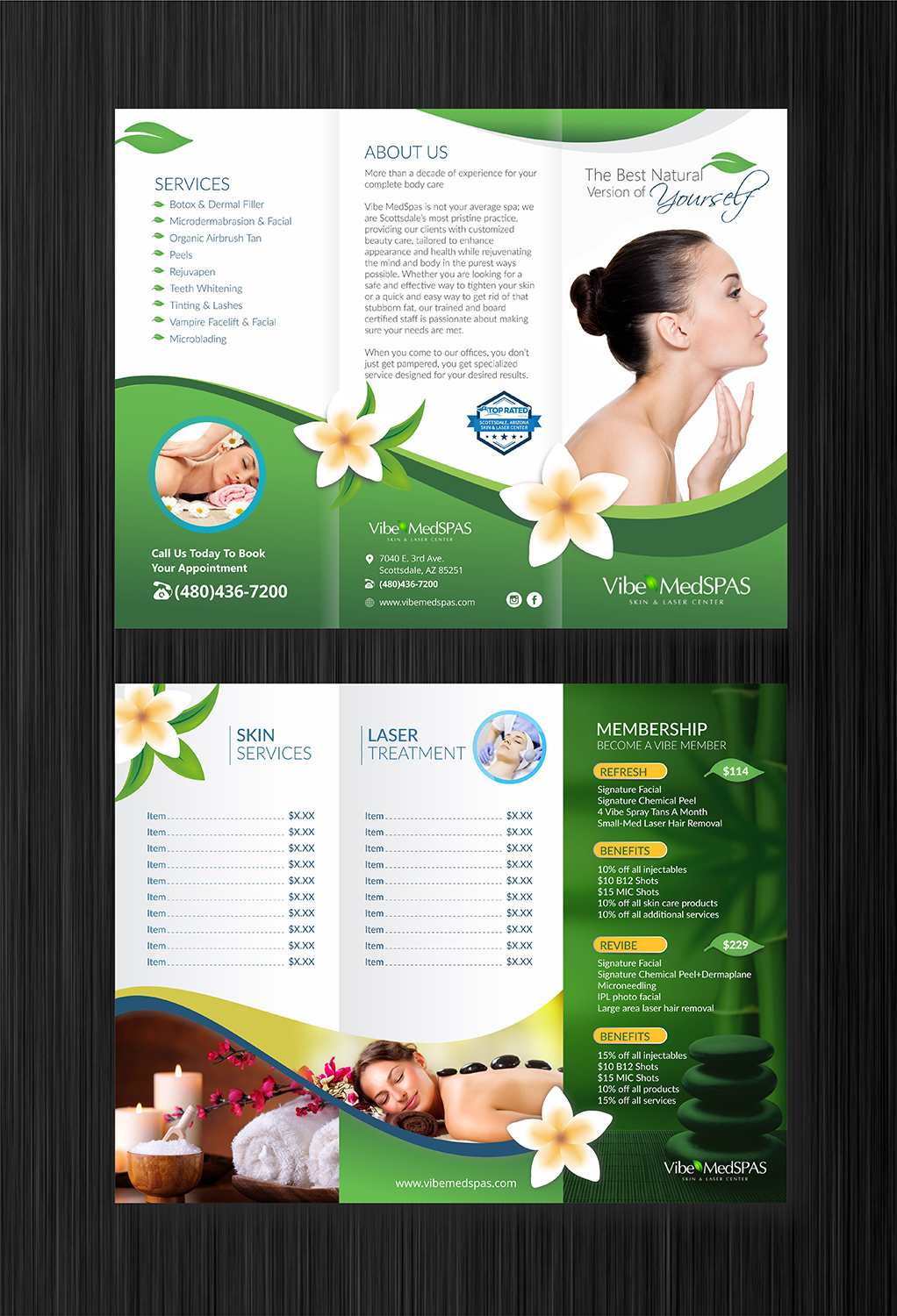 Flyer-Design von DesignMarket für Vibe Med Spas | Design #16269141