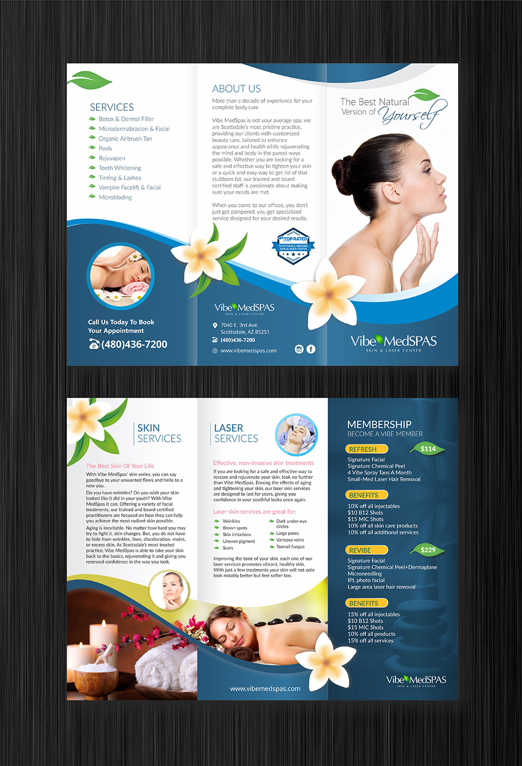 Flyer-Design von DesignMarket für Vibe Med Spas | Design #16276983