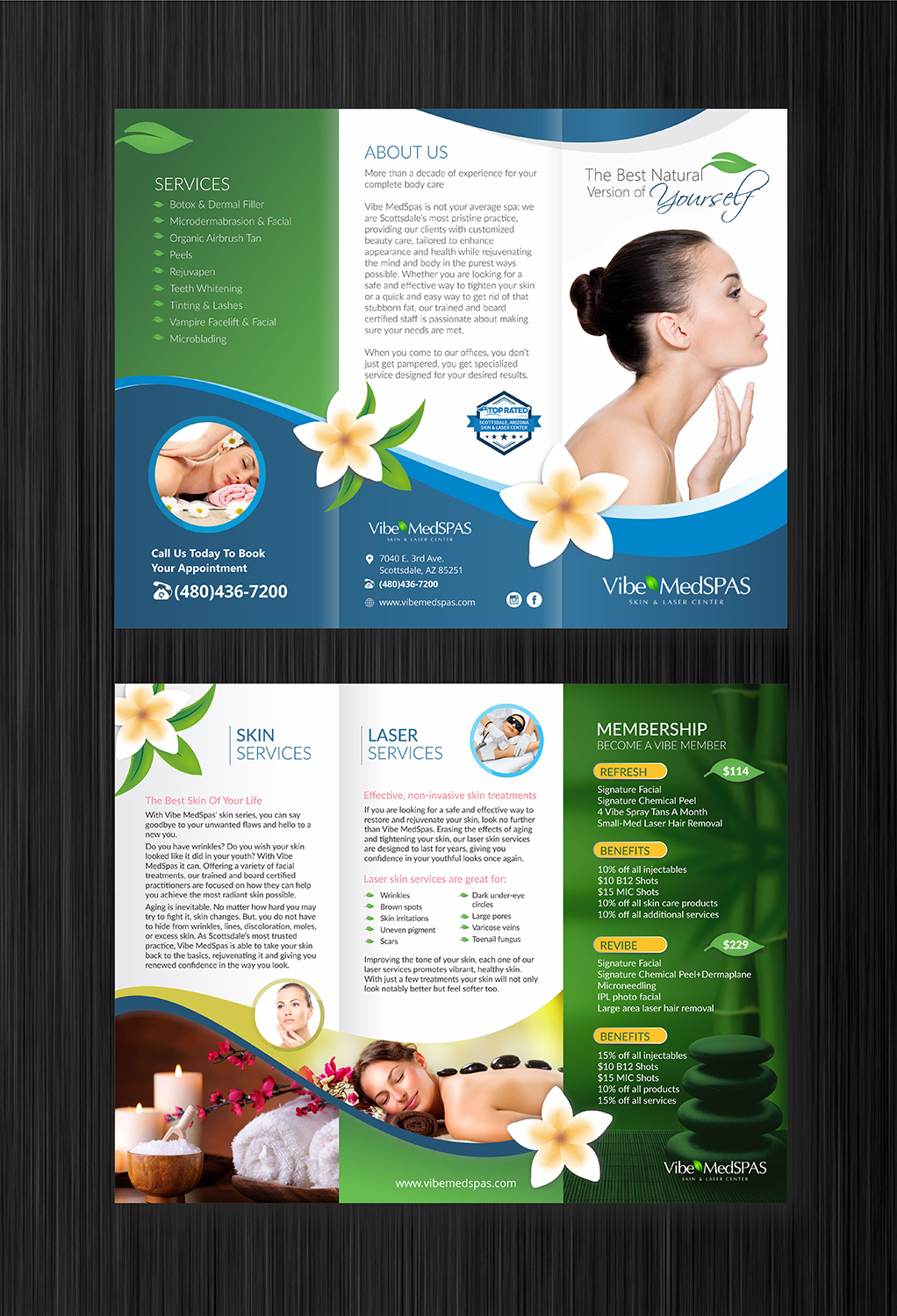 Flyer-Design von DesignMarket für Vibe Med Spas | Design #16276984