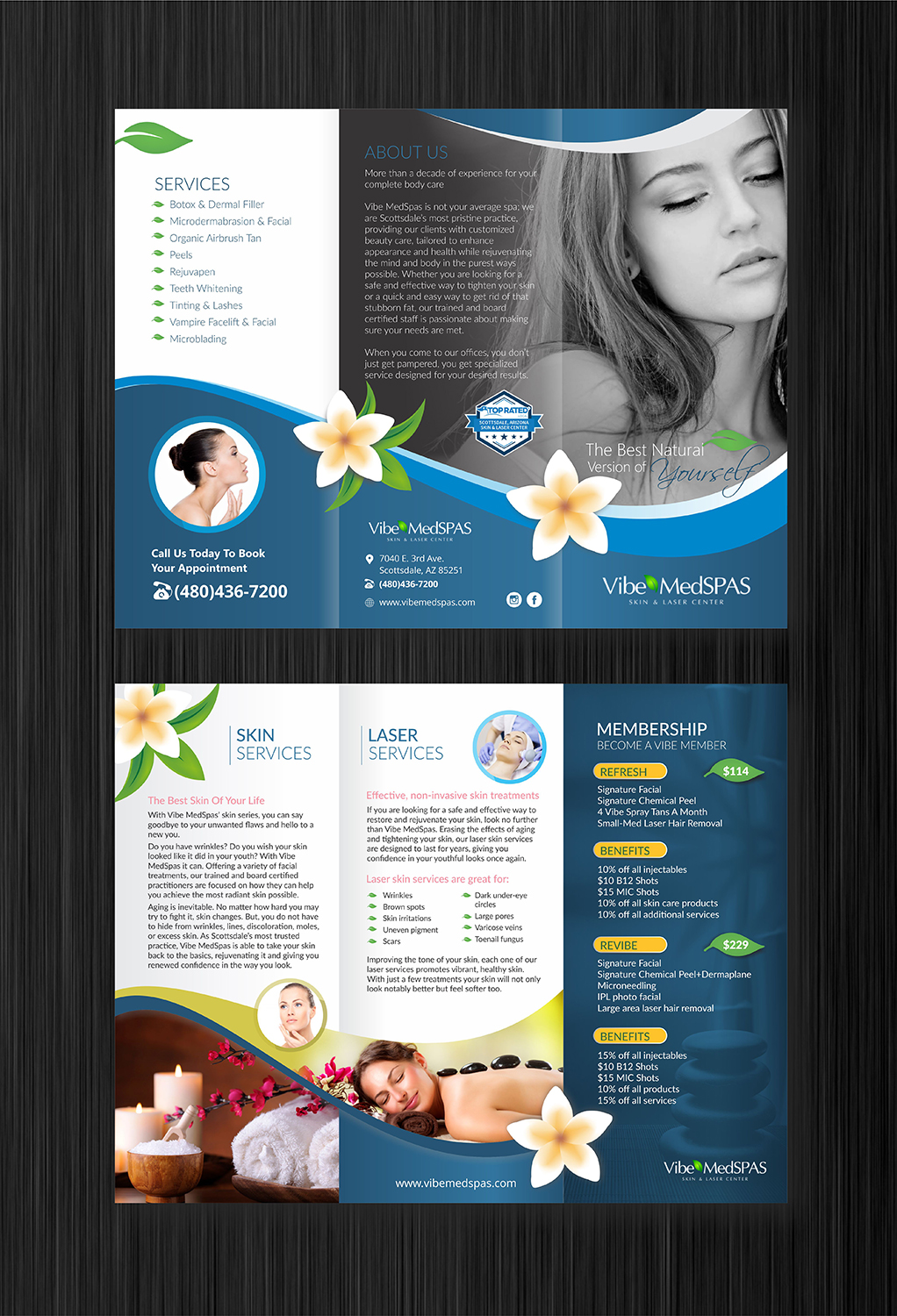 Flyer Design by DesignMarket for Vibe Med Spas | Design #16339066