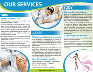Flyer Design by Impressive Solutions for Vibe Med Spas | Design: #16280532