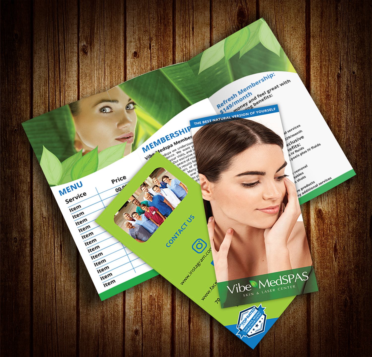 Flyer Design by Deziners Zone for Vibe Med Spas | Design #16247024