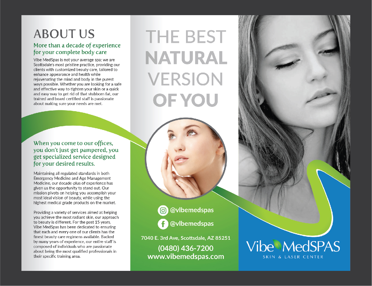 Flyer-Design von Deziners Zone für Vibe Med Spas | Design #16247181