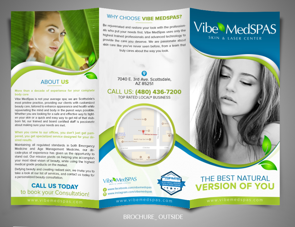 Flyer Design by SAI DESIGNS for Vibe Med Spas | Design #16278047