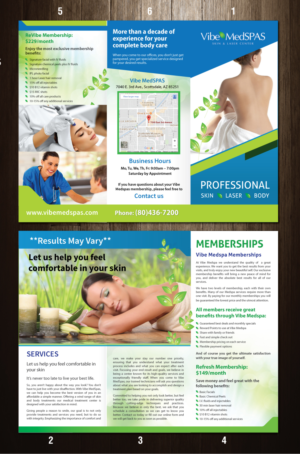 Flyer-Design von meet007 für Vibe Med Spas | Design: #16281653