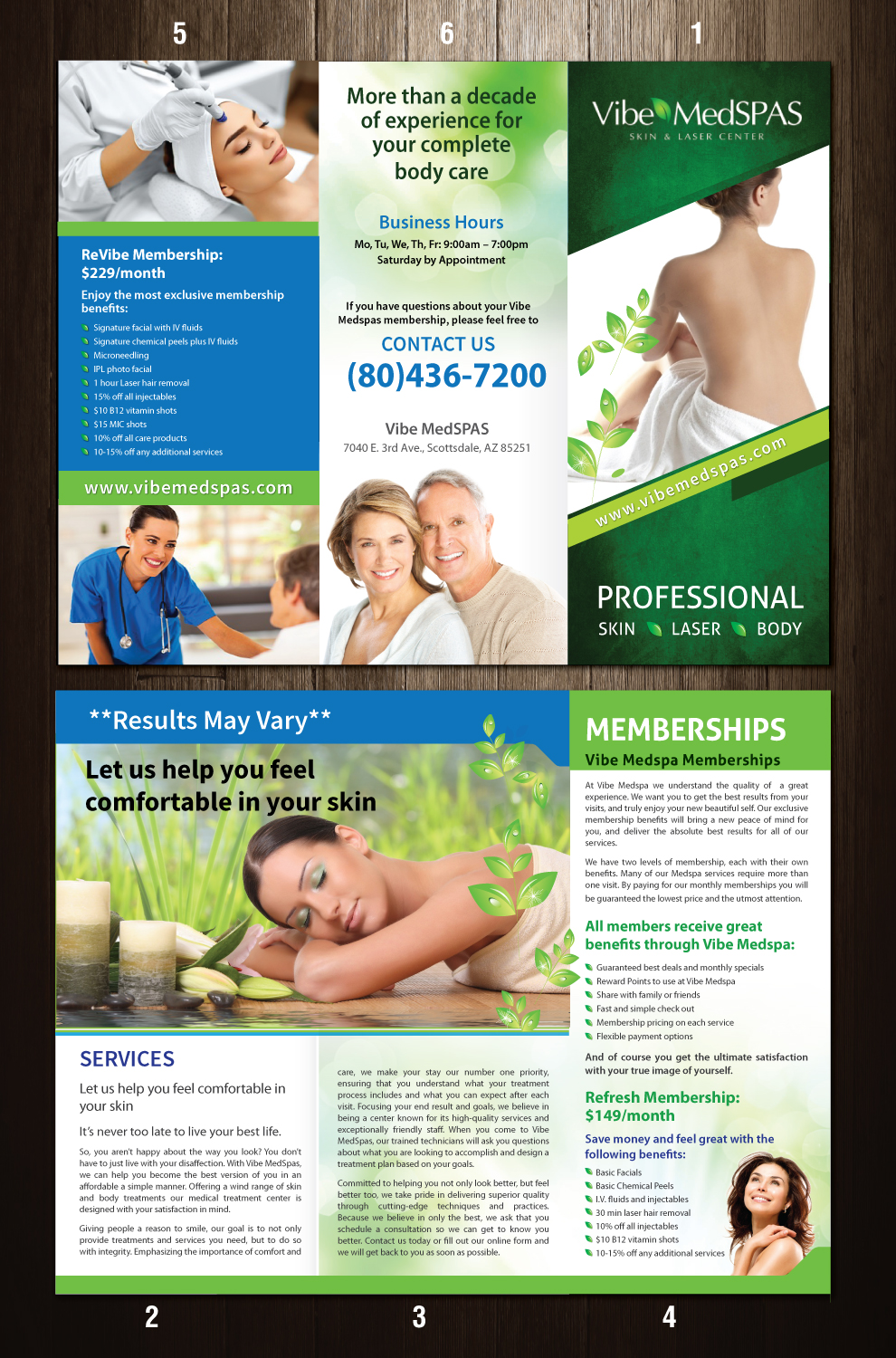 Design de Flyer par meet007 pour Vibe Med Spas | Design #16282307