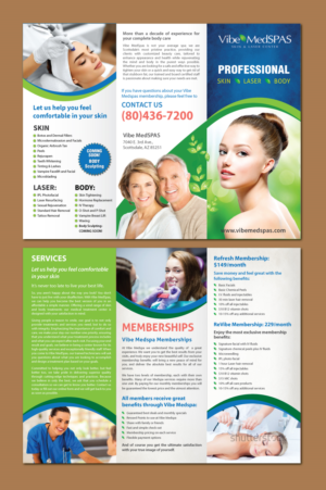 Flyer-Design von meet007 für Vibe Med Spas | Design: #16293528
