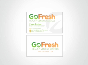 Logo-Design von nikkiblue für Go Fresh Vending Healthy Vending Services | Design: #16256910