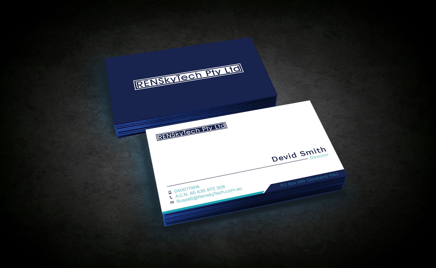 Visitenkarten-Design von Graphic Flame für RENSkyTech | Design #16602647