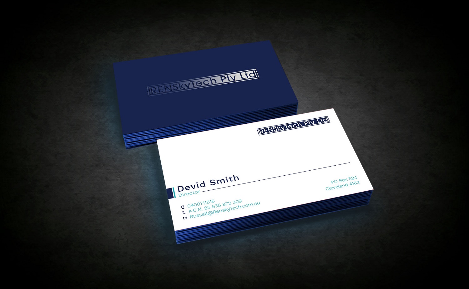 Business Card Design by Graphic Flame for RENSkyTech | Design #16602656