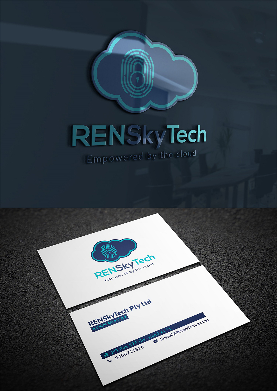 Business Card Design by TheLogoHouse for RENSkyTech | Design #16558463