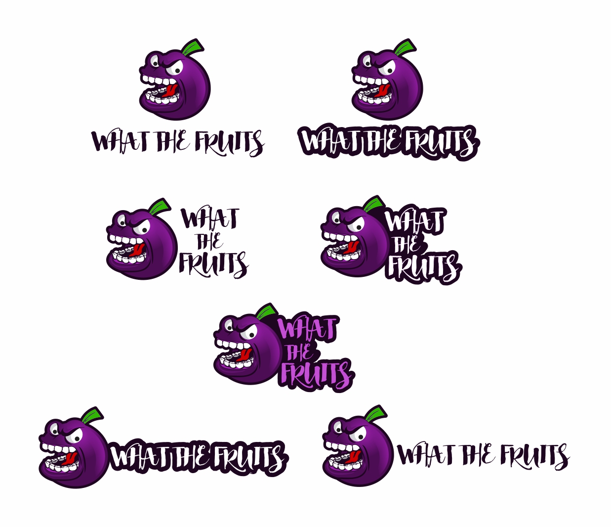 Logo Design by pa2pat for What The Fruits | Design #16263896