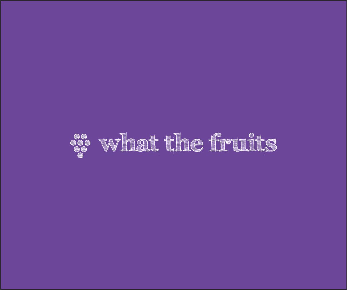 Logo Design by ritzone789852 for What The Fruits | Design #16265832