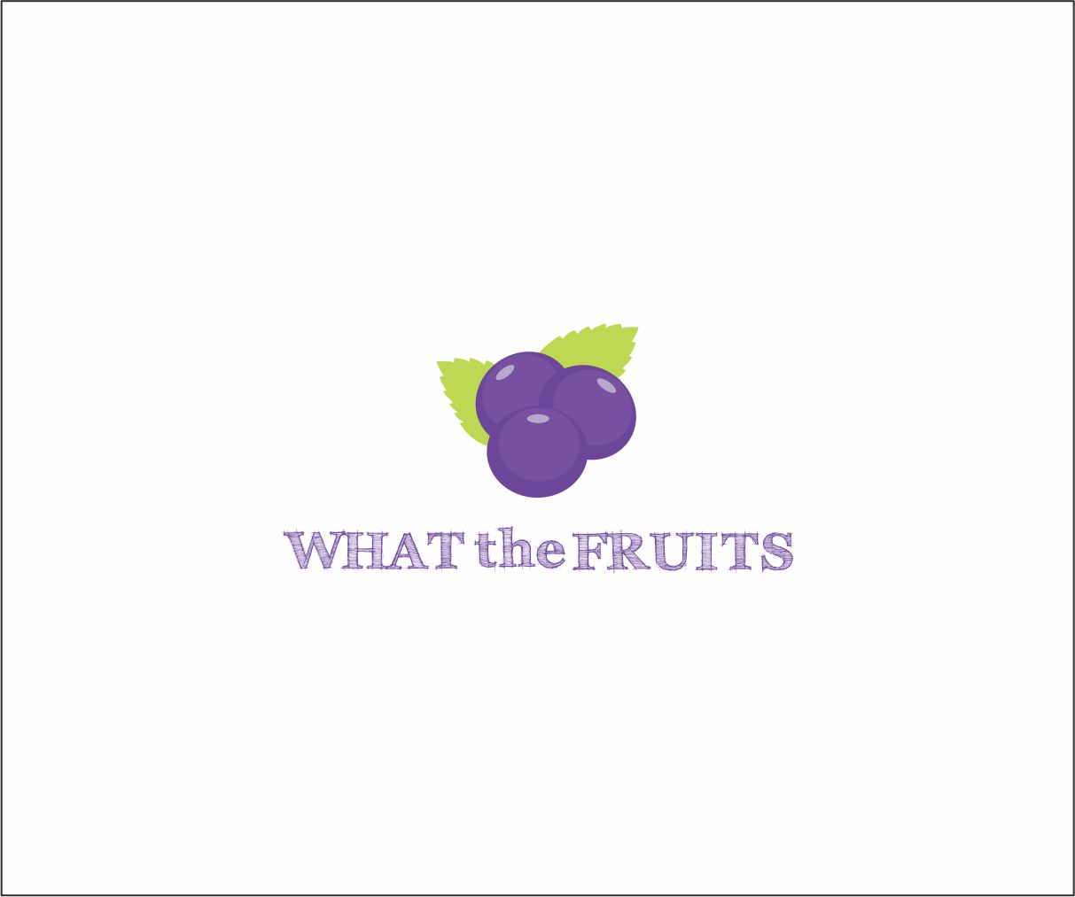 Logo Design by ritzone789852 for What The Fruits | Design #16265943