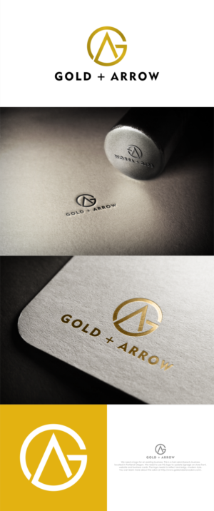 Gold + Arrow | Logo Design by Angkasa Official