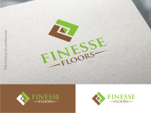 Finesse Floors  | Logo Design by Atvento Graphics