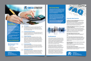 Flyer Design by Achiver for Omega Strategy | Design: #16301923