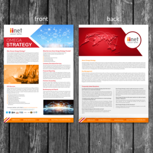 Flyer Design by creative.bugs for Omega Strategy | Design: #16305712